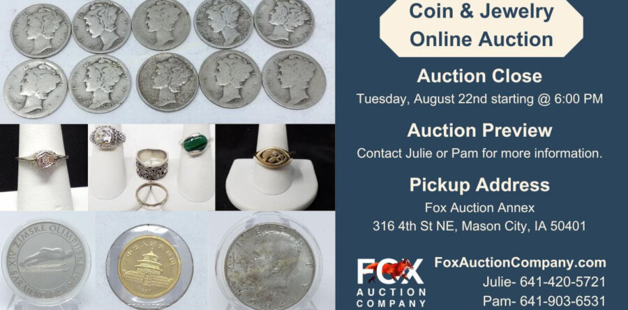 Coin & Jewelry Online Auction