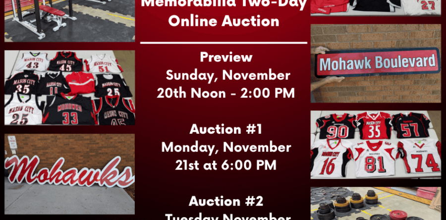 Mason City Schools Weight Room & Sports Memorabilia Online Auction #1