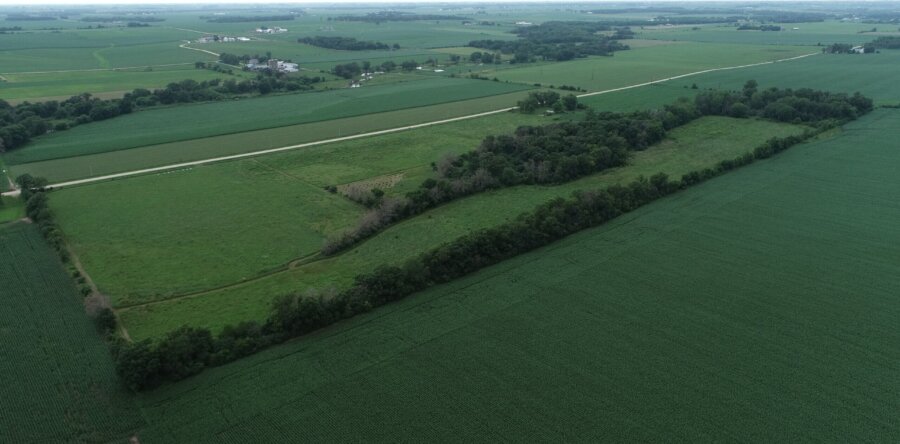 SOLD!! $443,700 – Chickasaw County Iowa 58 +/- Acre Tillable & Recreation Land Auction
