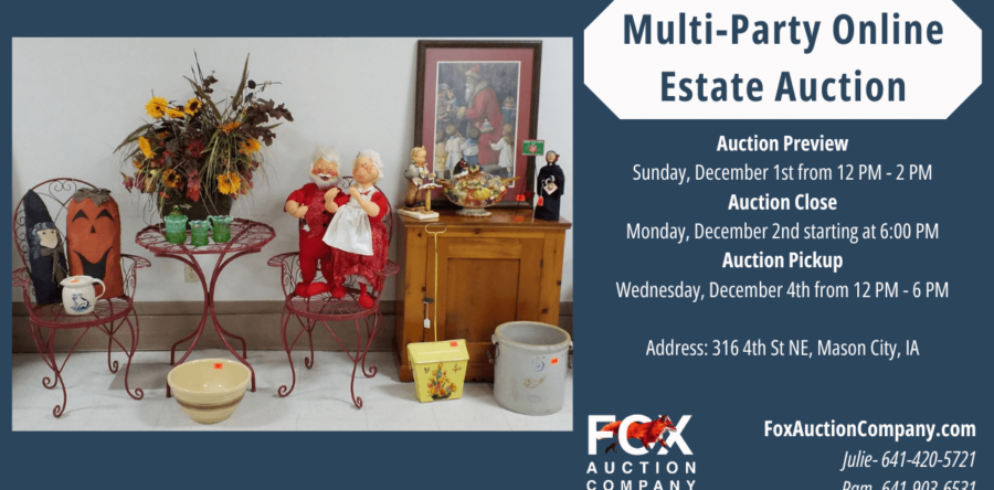 Multi-Party Online Estate Auction